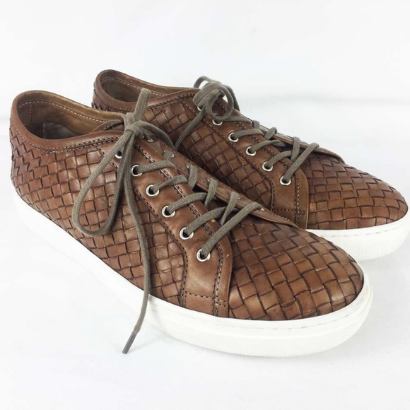 Sesto Meucci Shoes - Sesto Meucci Brown Woven Nudara Low Top Sneaker 9
